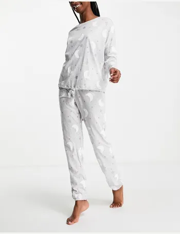 Women'secret waffle loungewear joggers in winter white