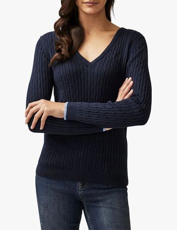 Crew clothing womens on sale v neck jumper