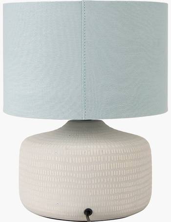 Pacific Lifestyle Schoal Fish Porcelain Table Lamp, Blue