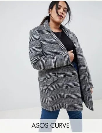 asos plus size womens coats