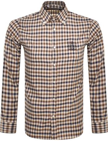 Shop Men s Aquascutum Long Sleeve Shirts up to 70 Off DealDoodle