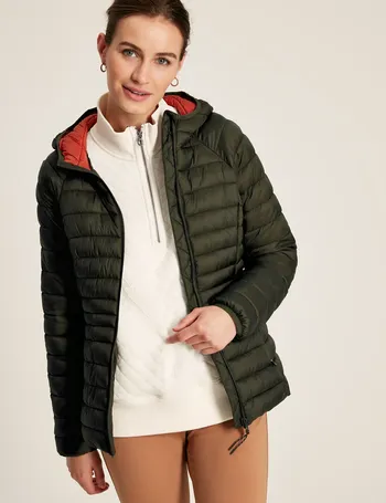 Topshop Sno ski hooded puffer jacket in red