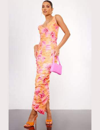 Shop PrettyLittleThing Women's Pink Floral Dresses up to 80% Off