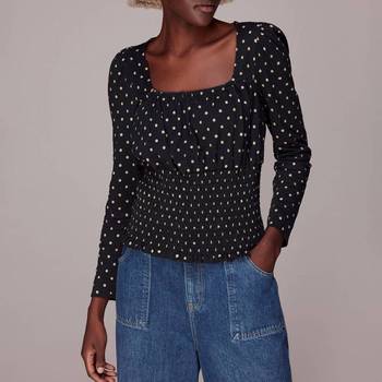 Shop Whistles Women's Square Neck Tops up to 70% Off