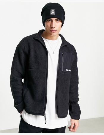 Timberland archive cheap sherpa fleece jacket