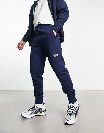 The North Face Running trail run fleece lined joggers in navy