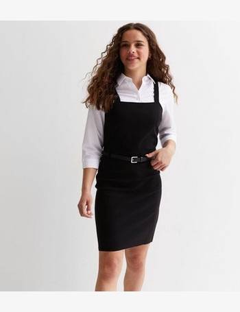 Girls black pinafore on sale dress