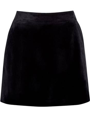 Jack wills black outlet velvet skirt