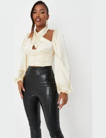 Shop Women's Missguided Long Sleeve Crop Tops up to 80% Off