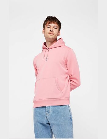 mens pink polo hoodie