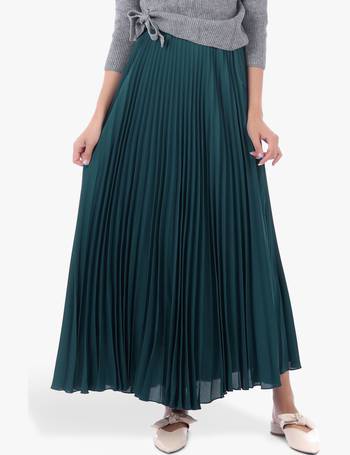 Jolie Moi Women's Pleated Maxi Skirts 