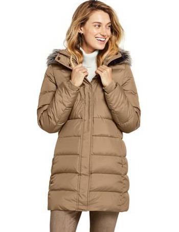 lands end maxi long down coat