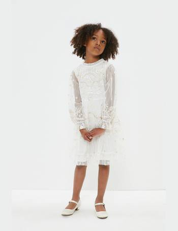 Debenhams girls white dresses cheap