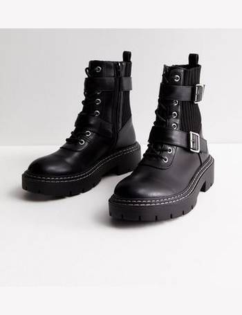 Shop New Look Women's Black Lace Up Boots up to 85% Off