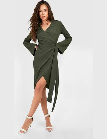 Shop Boohoo Wrap Dresses For Women up to 90% Off