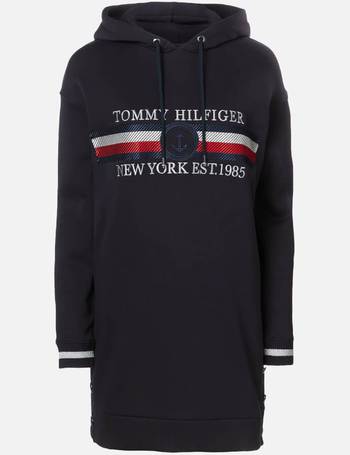 tommy icon hoodie dress