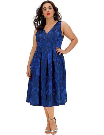 Coast riona print jacquard clearance dress