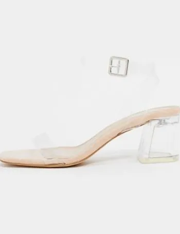 Bebo hot sale clear heels