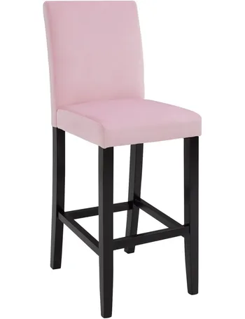 argos pink bar stools