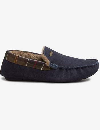 navy barbour slippers