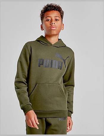 Puma core hoodie green sale