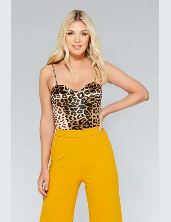 quiz leopard print bodysuit