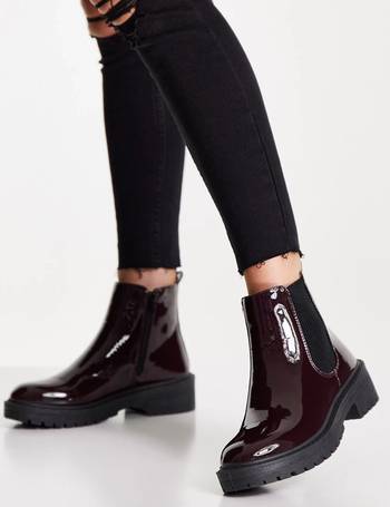 New look chunky flat hotsell chelsea boot