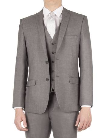 Men's Scott & Taylor Occasions Grey Tailored Fit Suit 36S W30 L30 VB130 