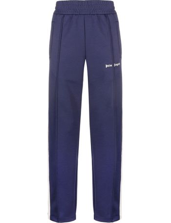 Palm Angels Side-stripe Jersey Track Pants in Blue for Men