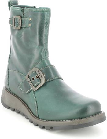 fly london dark green sino boots