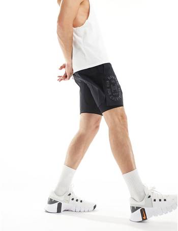 Under Armour co-ord Run Anywhere shorts in white