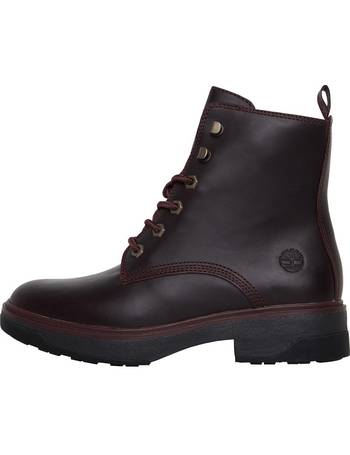 timberland womens nolita sky lace up ankle boots dark port