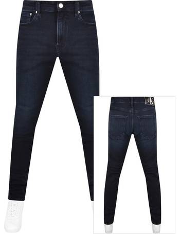 Calvin Klein Jeans Skinny Cargo Trousers Beige