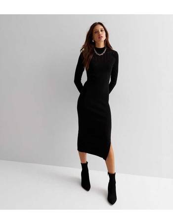 Black Cami Top Pleated Midi Dress, Gini London