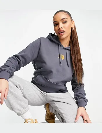 womens grey north face hoodie