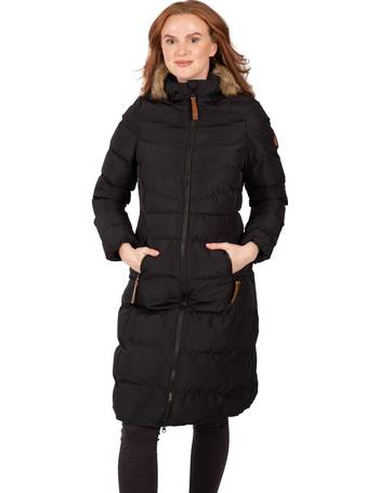 Black Zip Up Ribbed Borg Jacket - Matalan