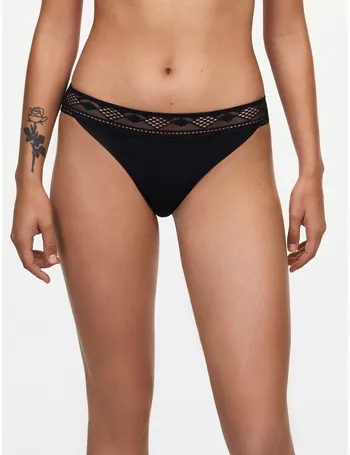 Shop Passionata Women's Black Knickers up to 50% Off