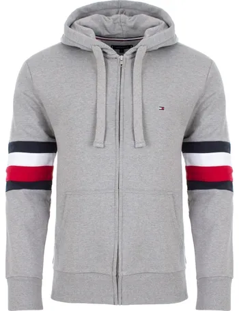 tommy hilfiger half zip teddy hoodie