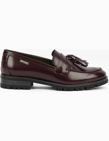 Barbour olivia fringe store tassel loafers