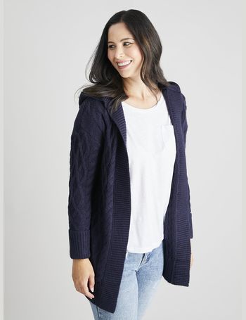 tu hooded cardigan