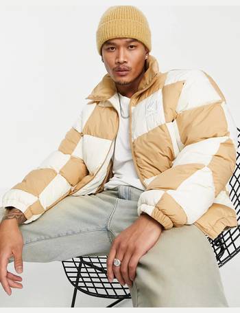 karl kani retro hooded twill bomber jacket