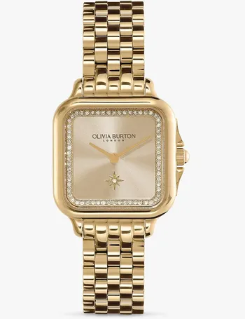 Olivia burton on sale square bee watch