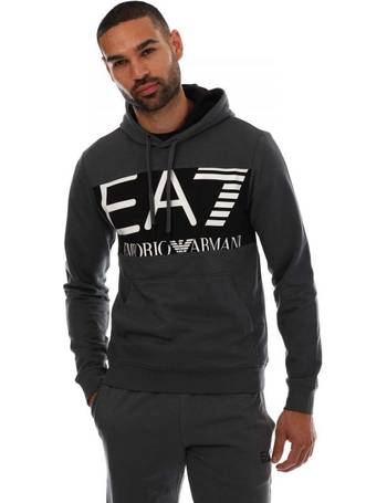 Ea7 tritonal shop overhead hooded top