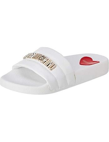 love moschino sliders white