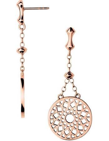 Links of london hot sale rose gold earrings