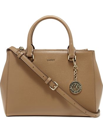 DKNY Bryant Park - Saffiano Leather Round Satchel w/ Det SS SKU