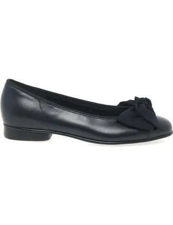 gabor ample leather ballet pumps