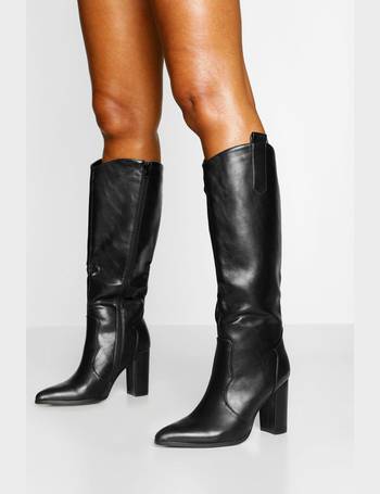 tesco black boots ladies