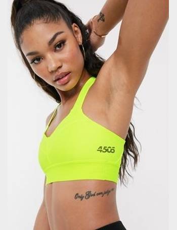 ASOS 4505 mid impact sports bra in floral print