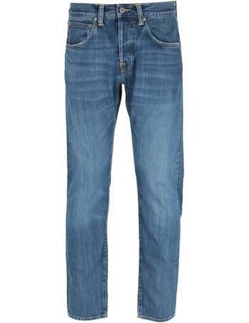 Edwin ED-55 12oz CS Braxton Blue Denim Regular Tapered Birger Wash Jeans 